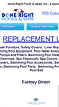 Mobile Screenshot of donerightpoolsandspas.com